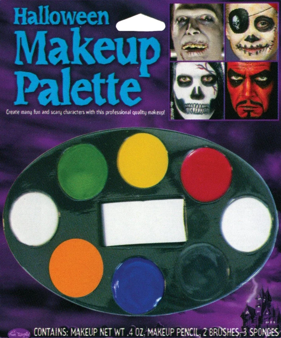 Morris "8 Color Face Paint" Pro-Quality Halloween Makeup Kit 1 Morris "8 Color Face Paint" Pro-Quality Halloween Makeup Kit
