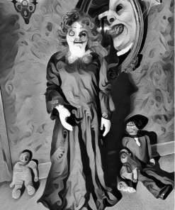 The Horror Dome Mirror Mirror Poster Decorations