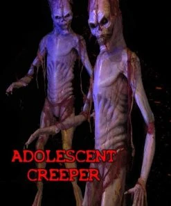 Midnight Studios "Adolescent Creeper Alien" Professional Sci-Fi Prop Props