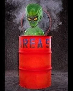 Distortions Animatronics "Alien Ambush" Sci-Fi Animatronic Barrel