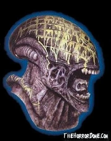 Morris Horror Masks "Alien" Deluxe Mask 1 Morris Horror Masks "Alien" Deluxe Mask