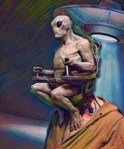 The Horror Dome Decorations Alien Mind Control Poster