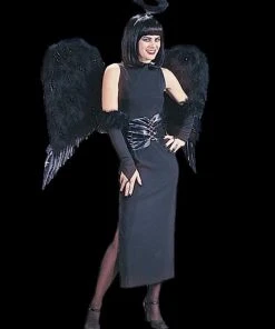 Morris "Angel Wings - Black Feather" Halloween Costume Accessory Accessories