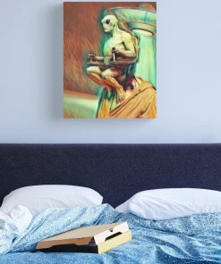 The Horror Dome Area 51 Alien Canvas Print Decorations