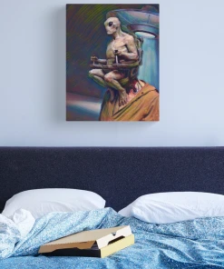 The Horror Dome Area 51 Alien Canvas Print Decorations