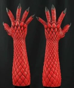 CFX "Belial The Demon Silicone Hands" Halloween Costume Gloves Realistic Masks