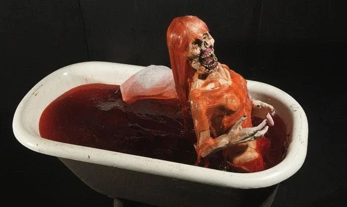 Distortions Animatronics "Blood Bath Zombie" Halloween Animatronic 1 Distortions Animatronics "Blood Bath Zombie" Halloween Animatronic