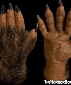 The Horror Dome Hands & Feet Brown Wolfman Hands - HD Studios