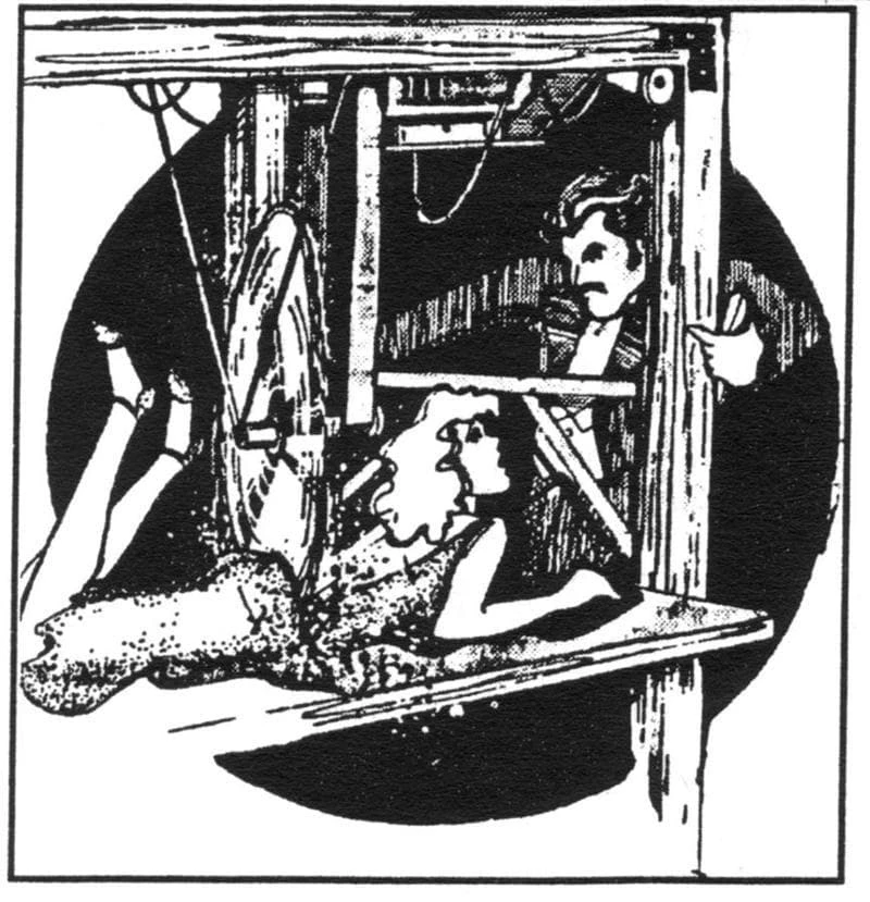 Morris "Buzz Saw" Halloween Illusion Plans Props 1 Morris "Buzz Saw" Halloween Illusion Plans Props