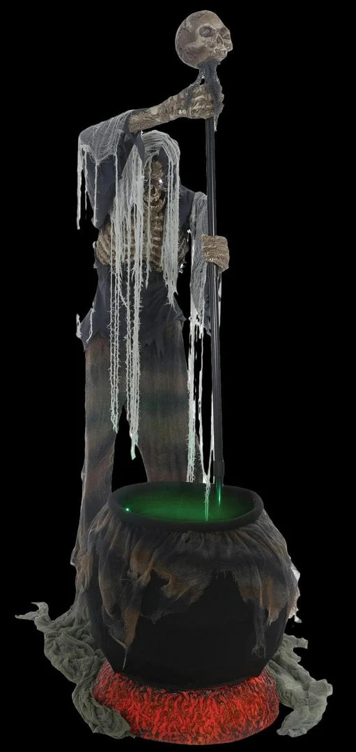 Morris "Cauldron Creeper" Electric Animated Halloween Prop Props 1 Morris "Cauldron Creeper" Electric Animated Halloween Prop Props