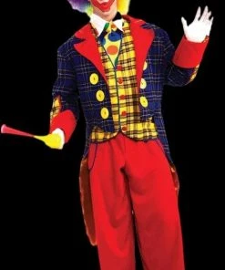 Morris "Checkers The Clown" Costume (Adult Size) Costumes