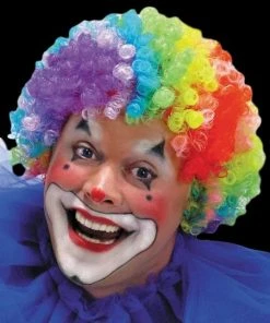 Morris Themed Costumes "Clown - 7 Color Rainbow" Halloween Wig