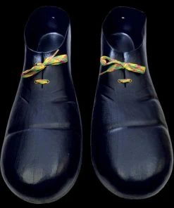 Morris "Clown Shoes - Black/Plastic" Halloween Costume Accessory