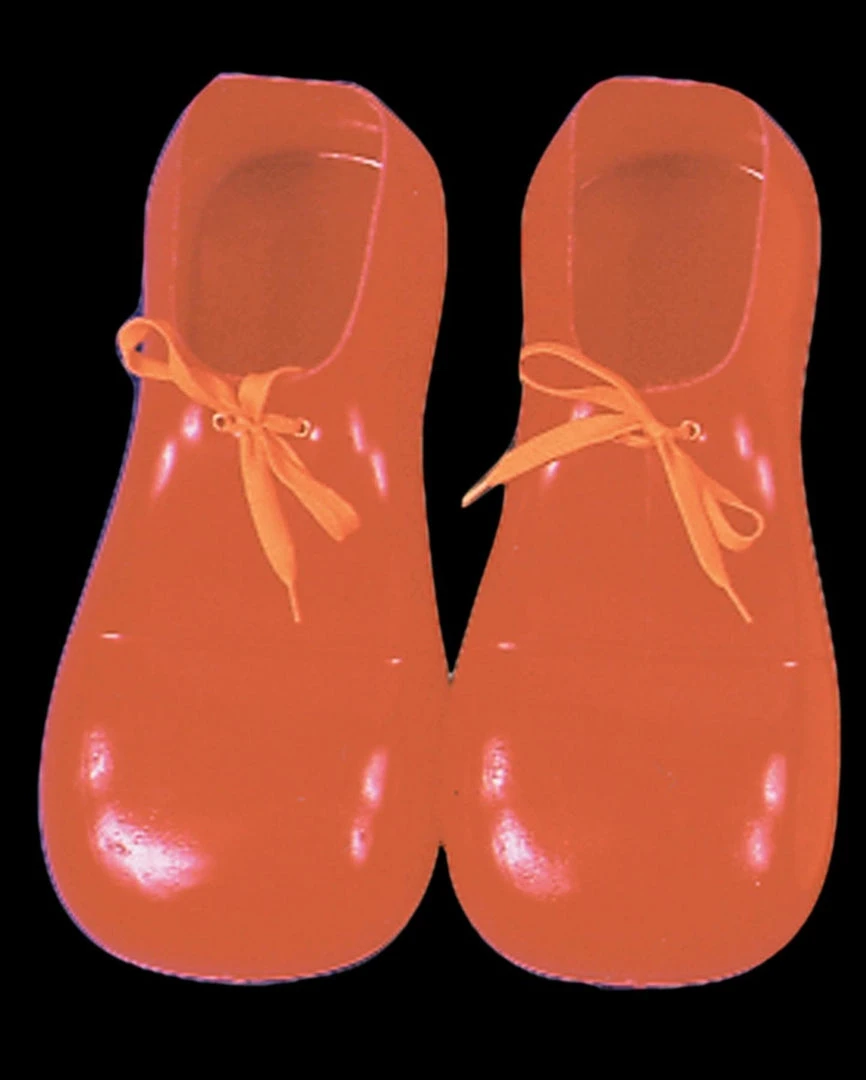 Morris "Clown Shoes - Red/Plastic" Halloween Costume Accessory 1 Morris "Clown Shoes - Red/Plastic" Halloween Costume Accessory