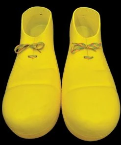 Morris "Clown Shoes - Yellow/Plastic" Halloween Costume Accessory