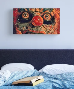 The Horror Dome Clownin Around Canvas Print