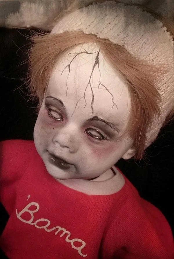 The Horror Dome "Creepy Porcelain Doll - Sam" HD Studios Halloween Prop Props 3 The Horror Dome "Creepy Porcelain Doll - Sam" HD Studios Halloween Prop Props