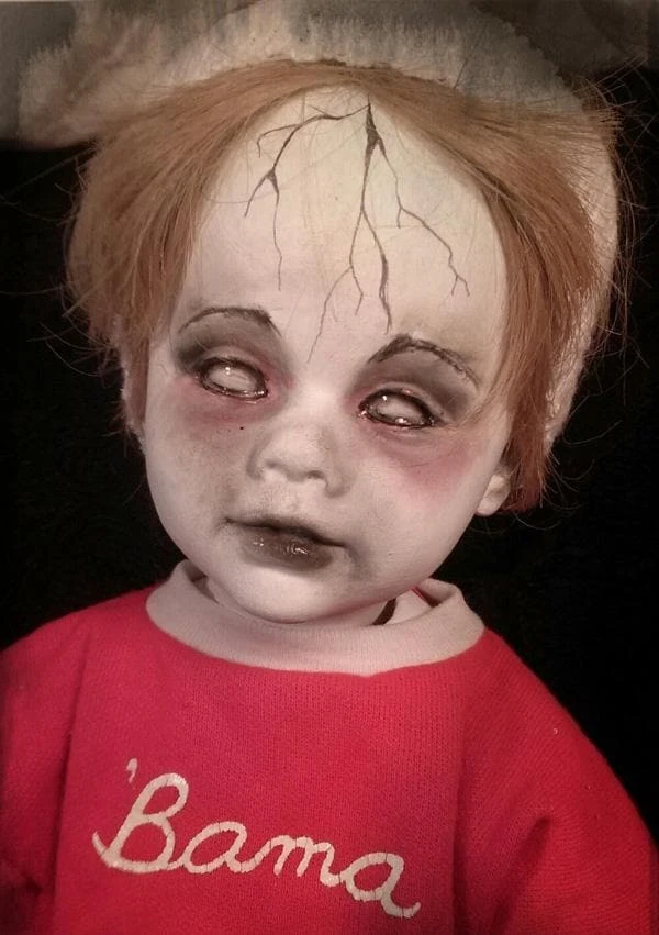 The Horror Dome "Creepy Porcelain Doll - Sam" HD Studios Halloween Prop Props 4 The Horror Dome "Creepy Porcelain Doll - Sam" HD Studios Halloween Prop Props