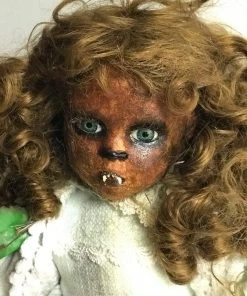 The Horror Dome "Creepy Porcelain Doll - Wolfie The Werewolf" Halloween Prop Props