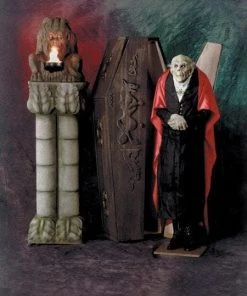 Morris Props "Dracula Coffin" Upright Halloween Prop