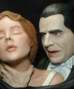The Horror Dome "Dracula Thirst" Life-Size Resin Bust Halloween Decoration