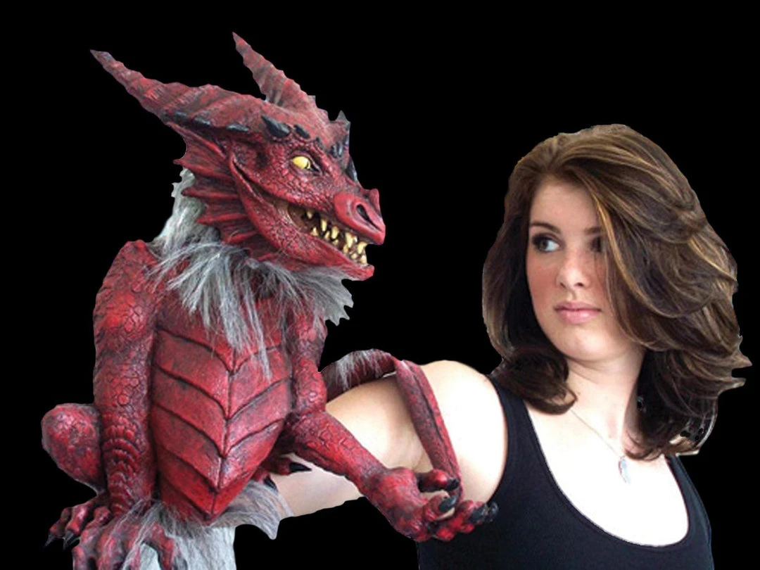 Morris "Dragon Puppet" Halloween Prop 1 Morris "Dragon Puppet" Halloween Prop