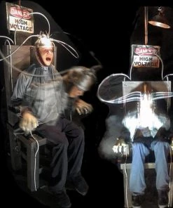 Distortions "Electric Chair" Halloween Animatronic Animatronics