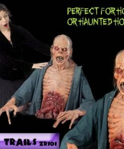 The Horror Dome "End Trails Zombie Riser" HD Studios Graveyard Halloween Prop Props