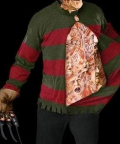 Morris "Freddy Krueger Sweater - Chest Of Souls" Offical Movie Halloween Costume