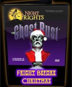 Night Frights "Ghost Bust - Fright Before Christmas" Animated Haunted Projection Prop Horror Movie Props