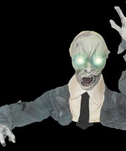Morris "Groundbreaker Zombie W LED Eyes" Graveyard Halloween Prop