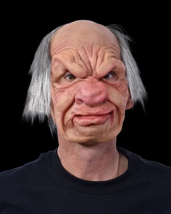 Zagone Realistic Masks "Grumpy Old Man" Moving Mouth Mask 1 Zagone Realistic Masks "Grumpy Old Man" Moving Mouth Mask