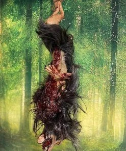 The Horror Dome Gutted Baby Werewolf Hanging Prop Props