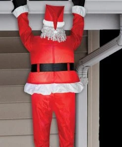 The Horror Dome "Hanging Santa" Air-Blown Inflatable Christmas Decoration Christmas Decorations