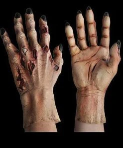 Morris Hands & Feet "Horrific Death Hands" Halloween Costume Gloves