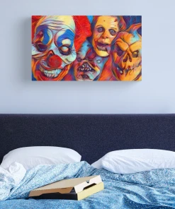 The Horror Dome Horror Faces Canvas Print Decorations