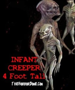 Midnight Studios "Infant Creeper" Professional Halloween Alien Prop - 4 Feet Tall Props