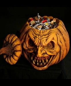 The Horror Dome "Jack O Lantern Candy Bowl" Halloween Decoration Props