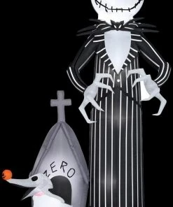 Morris "Jack Skellington And Zero" Air-blown Inflatable Halloween Decoration Decorations