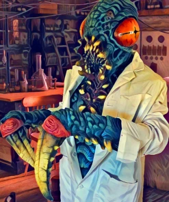 The Horror Dome Decorations Lab Experiment Poster