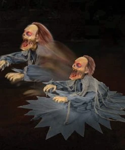 Morris Props "Lunging Zombie Reaper" Electric Animated Halloween Prop - Open Box