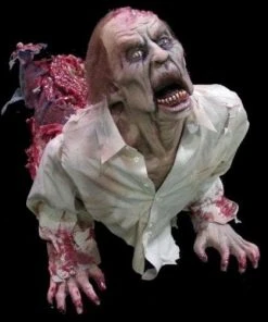Distortions Animated Decorations "Major Headwound" Zombie Halloween Animatronic