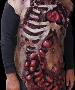 The Horror Dome Hands & Feet Movie Quality Gutted Zombie Chest" Halloween Costume Accessory