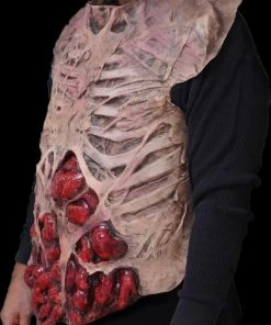 The Horror Dome Hands & Feet Movie Quality Rotted Zombie Chest" Halloween Costume Accessory