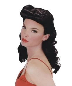 Morris "Retro-Style Pin Up Babe" Halloween Wig Accessories