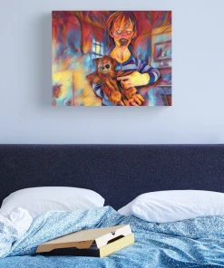 The Horror Dome Robbie Rotten Canvas Print