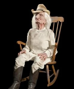 Distortions Props "Rocking Grandpa" Electric Animated Halloween Prop