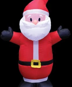 The Horror Dome Christmas Decorations "Santa" Inflatable Christmas Decoration - 4 Foot Tall