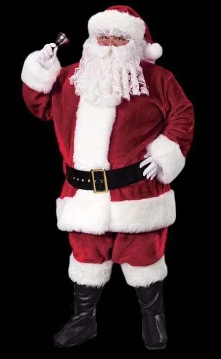 Morris "Santa Suit - Plush Crimson - Plus Size" Costume 1 Morris "Santa Suit - Plush Crimson - Plus Size" Costume