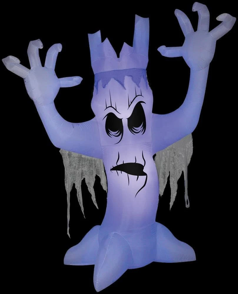 Morris "Scary Tree With Black Light Effect" Air-Blown Inflatable Halloween Decoration Decorations 1 Morris "Scary Tree With Black Light Effect" Air-Blown Inflatable Halloween Decoration Decorations